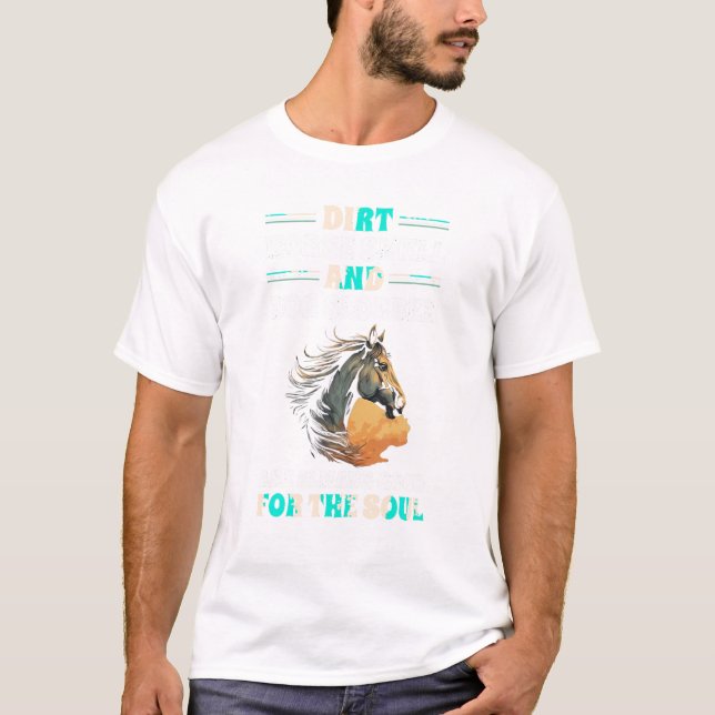T-shirt Odeur De Cheval Et De Chien Slobber Lover T Shi (Devant)