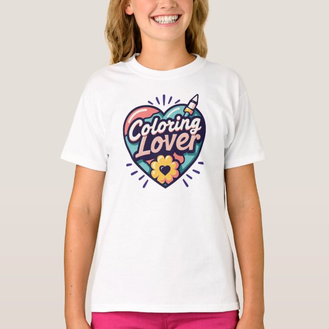 T-shirt Odeur de coloriage - Art créatif amusant (Devant)
