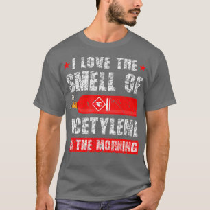 T-shirt Odeur de soudure de soudure autogène en acide acét