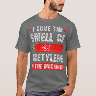 T-shirt Odeur de soudure de soudure autogène en acide acét