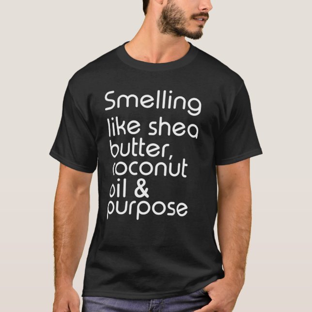 T-shirt Odeurs Comme Beurre De Shea Huile De Coco & Object (Devant)