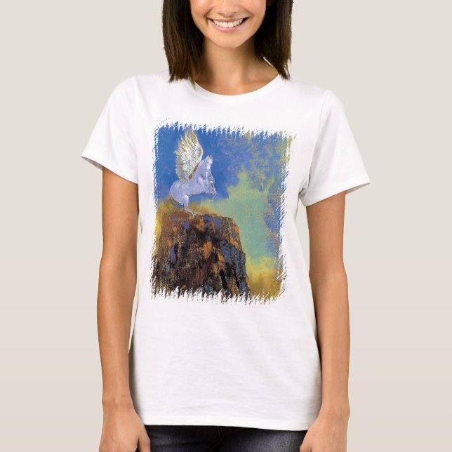 T-shirt Odilon Redon Pegasus - Mythologie grecque Symbolis (Devant)