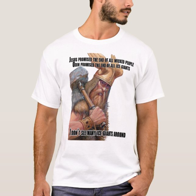 T-shirt Odin a promis l'extrémité de Frost Giants (Devant)