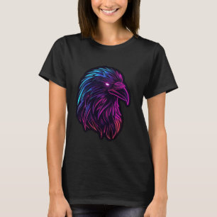 T-shirt Odin Raven en violet Celtique Viking Valhalla Paga