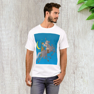 T-shirt Odin Riding Sleipnir Norse Mythologie Vive Dieu