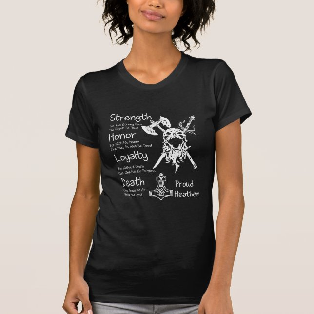 T-shirt Odin - Viking le Valhöll 2 (Devant)