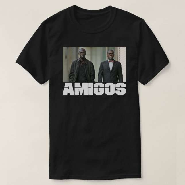 T-shirt ODNK - Omar Little &amp; Frère Mouzone (fil (Design devant)