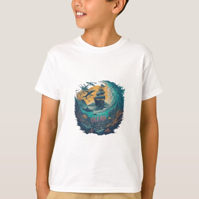 T-shirt Odyssée océanique (Devant)