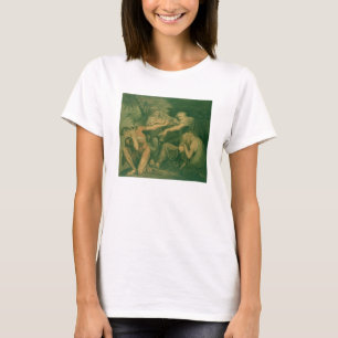 T-shirt Oedipus maudissant son fils Polynices - "Va à la R