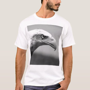 T-shirt Oeil d'aigle noir et blanc