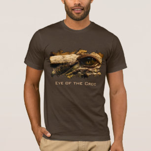 T-shirt Oeil de crocodile, Reptile, Faune, Animal
