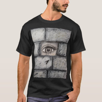 T-shirt "Oeil derrière le mur"