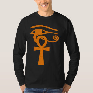T-shirt Œil d'Horus égyptien Ankh Égypte Archéologue