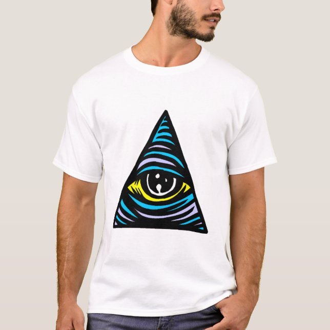 T-shirt Oeil d'Illuminati (Devant)