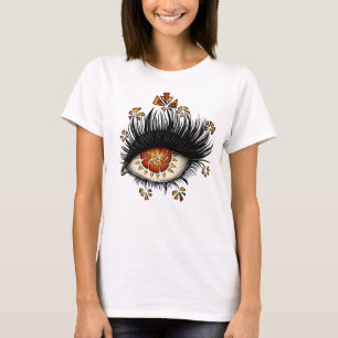 T-shirt Oeil Étrange De L'Art numérique De Lava