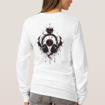 T-Shirt Œil Mystique Gothique – Fantastique Sombre