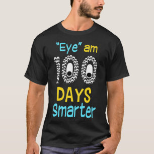 T-shirt Oeil Suis 100 Jours Plus Intelligent 100 Jours De