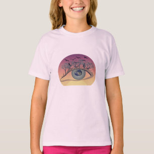 T-shirt OEil sur le monde - Nature & Earth Art