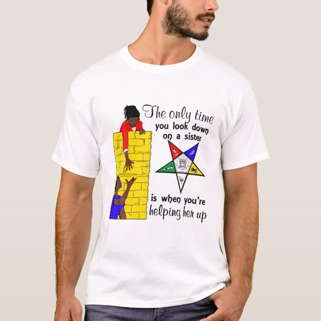 T-shirt OES Aide Soeur À Ordre L'Étoile Orientale Égalité (Devant)
