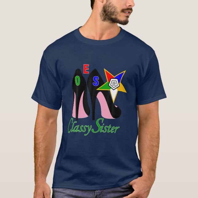 T-shirt OES Classy Soeur Plateforme The Eastern Star Mothe (Devant)