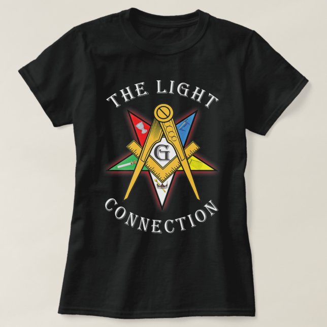 T-shirt OES Mason La Lumière Connexion Étoile Carré Parent (Design devant)