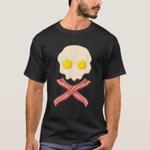 T-shirt Œuf Bacon Crâne Fantôme Monstre Zombie H