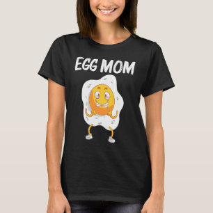 T-shirt Œuf Cool Pour Maman Maman Frit Cuit Poché Protéin