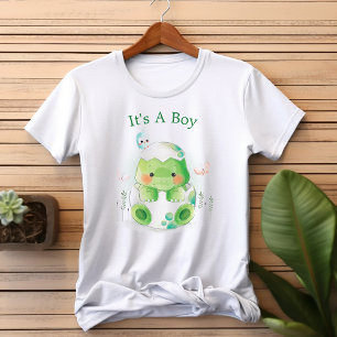 T-shirt Œuf De Dinosaure Mignon C'est Un Garçon Maman À Ve