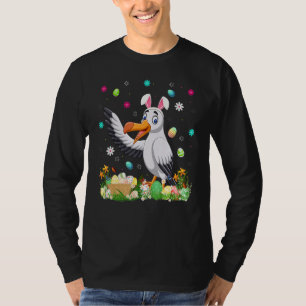 T-shirt Oeuf de Pâques Amusant Albatros Oiseau de Pâques D