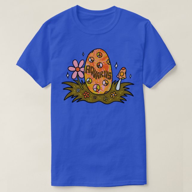 T-shirt Oeuf de Pâques Aquarius (Design devant)