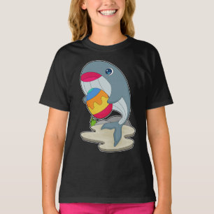 T-shirt OEuf de Pâques de baleine