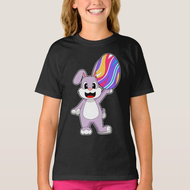 T-shirt OEuf de Pâques de Lapin (Devant)