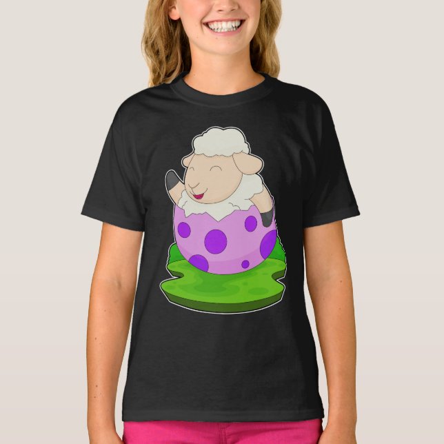 T-shirt OEuf de Pâques du mouton (Devant)