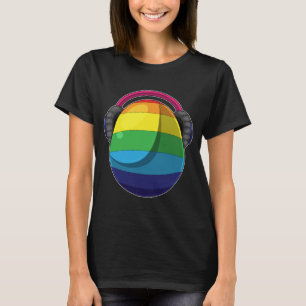 T-shirt Oeuf de Pâques Musique arc-en-ciel