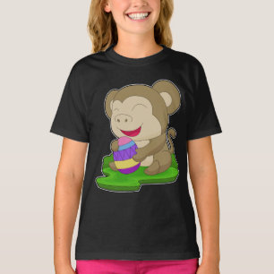 T-shirt OEuf de Pâques singe