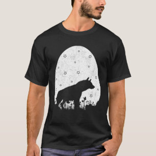 T-shirt Oeuf de Pâques Vintage style rétro amusant Hyène d