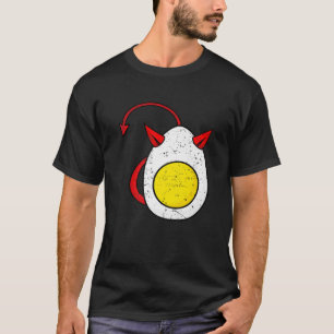 T-shirt Oeuf décapité rétro Drôle Costume d'Halloween Homm