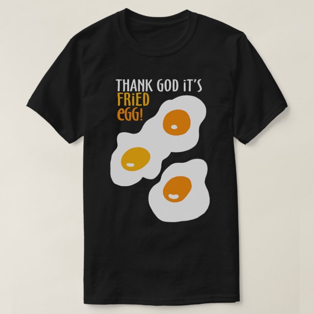 T-shirt Oeuf frit (Design devant)