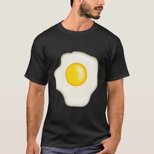 T-shirt Oeuf frit Cool Sunny Side Up Oeuf Amateurs Cadeau (Devant)