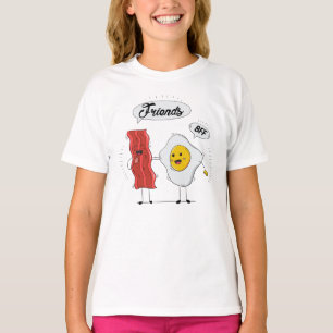 T-shirt Oeuf frit meilleur ami