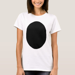 T-shirt Oeuf Solide Noir Le MUSÉE Zazzle Cadeaux