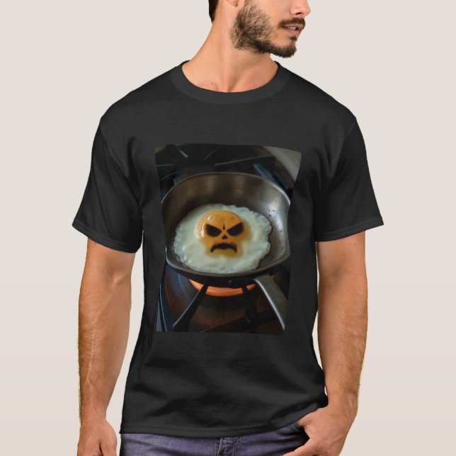 T-shirt Oeuf souterrain malin (Devant)
