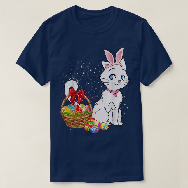 T-shirt Oeufs Bunny Costume Cadeau Hommes Femmes Enfants C (Design devant)