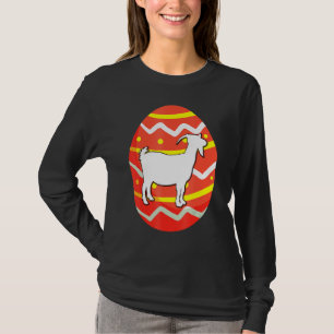 T-shirt OEufs de chèvre de Pâques Fermier mignonne aime
