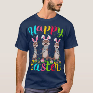 T-shirt Oeufs de Pâques Bunny Loupe de mer Joyeux E