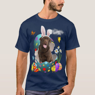 T-shirt OEufs de Pâques Chocolat Laboratoire Lapin Chiffre