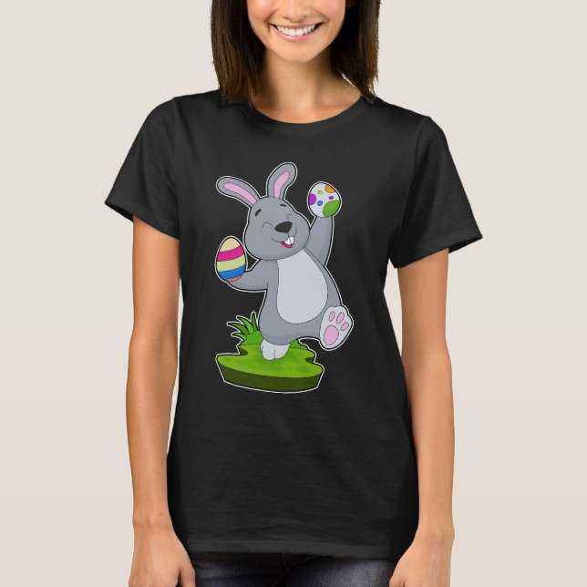 T-shirt OEufs de Pâques de Lapin (Devant)