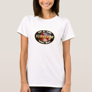 T-shirt Oeufs de poisson contre la chemise des femmes de