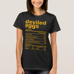 T-shirt OEufs Dévilés Nutrition Faits Drôle Alimentation T