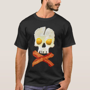 T-shirt OEufs du croisement de la balise OEufs crâne